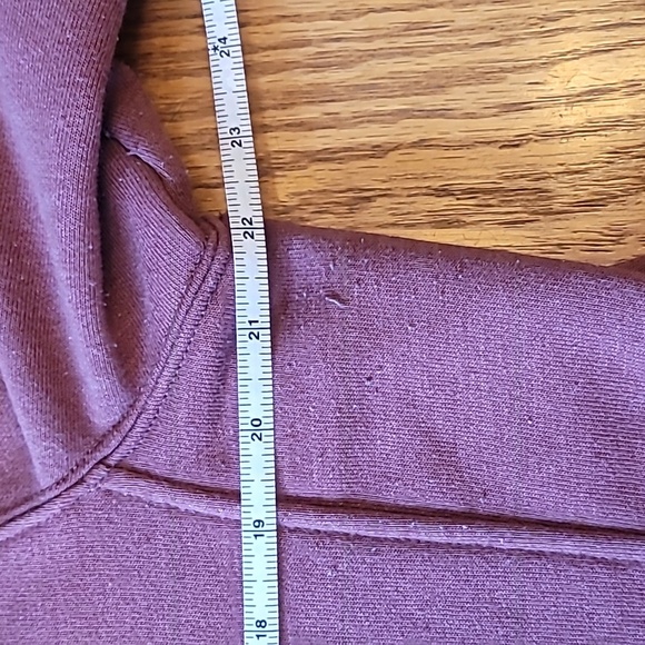 Carhartt kids Large 12/14 zip up light burgandy hoodie with pockets LOT F - Picture 9 of 10